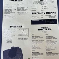 Menu for the Palm Desert Kreamery  at Chef Tanya's Kitchen in Palm Desert