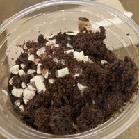 Soft serve with hot fudge, almonds, & cookie crumble   at Chef Tanya's Kitchen in Palm Desert