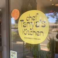 Sign   at Chef Tanya's Kitchen in Palm Desert