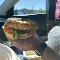 Bagel sandwichh  at Chef Tanya's Kitchen in Palm Desert
