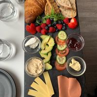 Frukost sharing board  at FIKA Dundee in Dundee