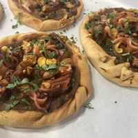 Vegan massaman curry galette at Fruit Shop in Belfast