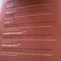 Menu at Livingroom Lounge Cafe in Crete