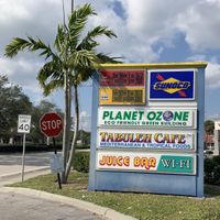 Inside Sunoco gas station  at Tabuleh Cafe in Stuart