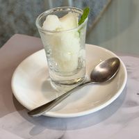 Lemon sorbet   at Fellini in Siem Reap