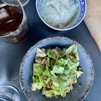 Seitan with cabbage, very good at Rau in Malmo