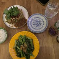 nasi goreng &kailan xo-sås  at Rau in Malmo