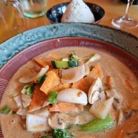 Erdnusscurry at Xiclo in Moenchengladbach