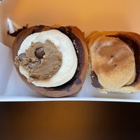 Cookie dough and coffee  at Have a Roll in Antwerpen