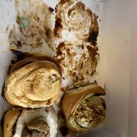 Breakfast roll with coffee (top), cookie dough (left) & nut roll with pistachio (right)  at Have a Roll in Antwerpen