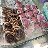 Glaze and white chocolate with raspberry  at Have a Roll in Antwerpen