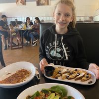 Vegetarian gluten free French toast at Moe Joe's Breakfast Eatery in Meridian