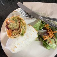 Kofta wrap 😋  at Govinda's Cardiff in Cardiff