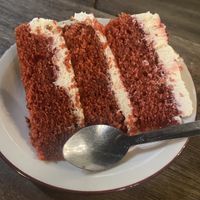 Cake  at Govinda's Cardiff in Cardiff