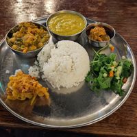 Medium thali at Govinda's Cardiff in Cardiff
