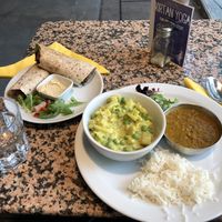 Super soul special and wrap at Govinda's Cardiff in Cardiff