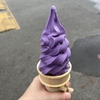 Ube soft serve  #Veganuary at Niu Soft Serve in Honolulu