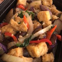 spicy eggplant w tofu  at Napa Thai Cuisine in Lexington