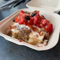 strawberry short cake  at Cinnaholic in Frisco