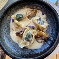Pumpkin tortellini  at Brasserie of Light in London