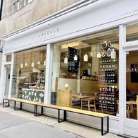 Storefront at Lavell Bike + Bean in London