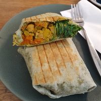 Carrot wrap at Lavell Bike + Bean in London