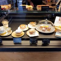 Dessert selection at Kaffeehaus zu den Drei Herzen in Einsiedeln
