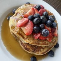 Pancakes   at Holi Vegan Kitchen in Hallandale Beach