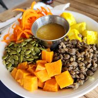 HOLI ORANGE SUNSET BOWL at Holi Vegan Kitchen in Hallandale Beach