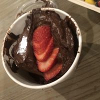 Raw chocolate moose   at Holi Vegan Kitchen in Hallandale Beach