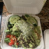 Quinoa & chickpea bowl  at Holi Vegan Kitchen in Hallandale Beach