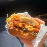 Hot chik. Must order.  at VEG'D in Costa Mesa