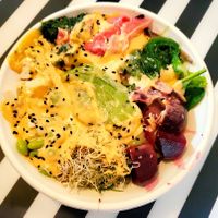 Poke bowl. at VEG'D in Costa Mesa