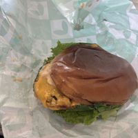 burger  at VEG'D in Costa Mesa