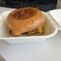 Burger  at VEG'D in Costa Mesa