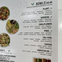 Menu image   at VEG'D in Costa Mesa