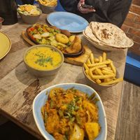 Dal, curry, vegan platter at Tap & Tandoor in Peterborough