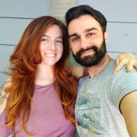 Thank you Michael for our cruelty-free haircuts!  at Akemi Salon in Portland