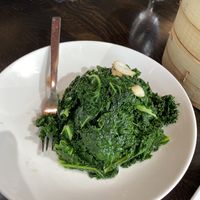 kale with roasted garlic at Din Tai Fung in Las Vegas
