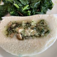 inside vegan bun at Din Tai Fung in Las Vegas