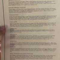 Menu at Casse-Cou by Matthew Kenney in New York City