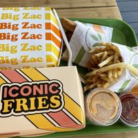 Cute packaging  at Plant Power Fast Food in Sacramento