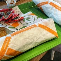 Breakfast burrito  at Plant Power Fast Food in Sacramento