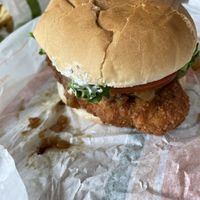 Crispy chicken   at Plant Power Fast Food in Sacramento