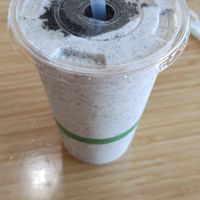 Cookies and cream shake at Plant Power Fast Food in Sacramento