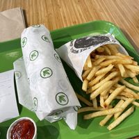Wrap fries   at Plant Power Fast Food in Sacramento