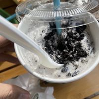 Cookies and cream  at Plant Power Fast Food in Sacramento