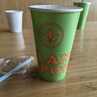 Organic cane sugar teas at Plant Power Fast Food in Sacramento