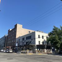 Upon Arrival - walked from J Street, not far just hot 🥵   at Plant Power Fast Food in Sacramento