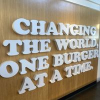 Cute Interior Decor - They Have Live Plants 🪴 TooOooo  at Plant Power Fast Food in Sacramento